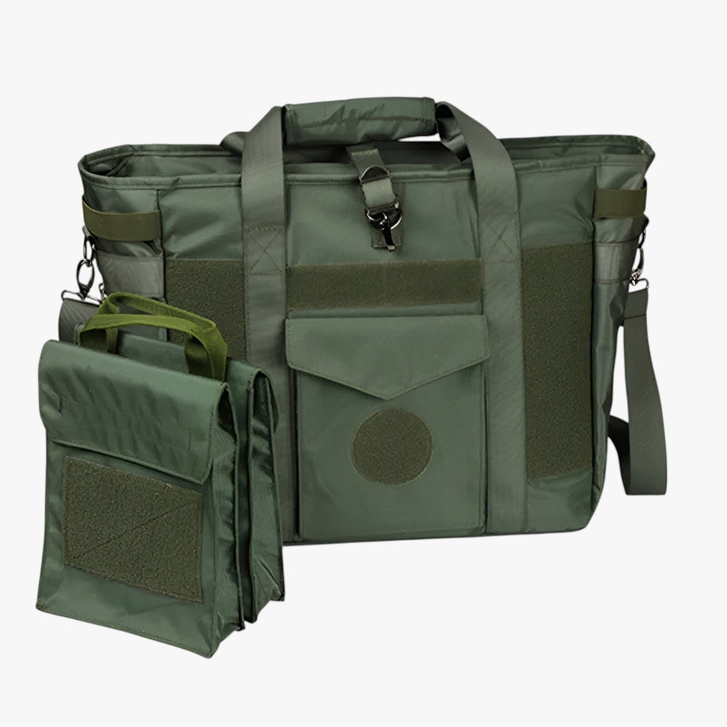 Bolsa de viaje plegable y multifuncional en tejido resistente al agua