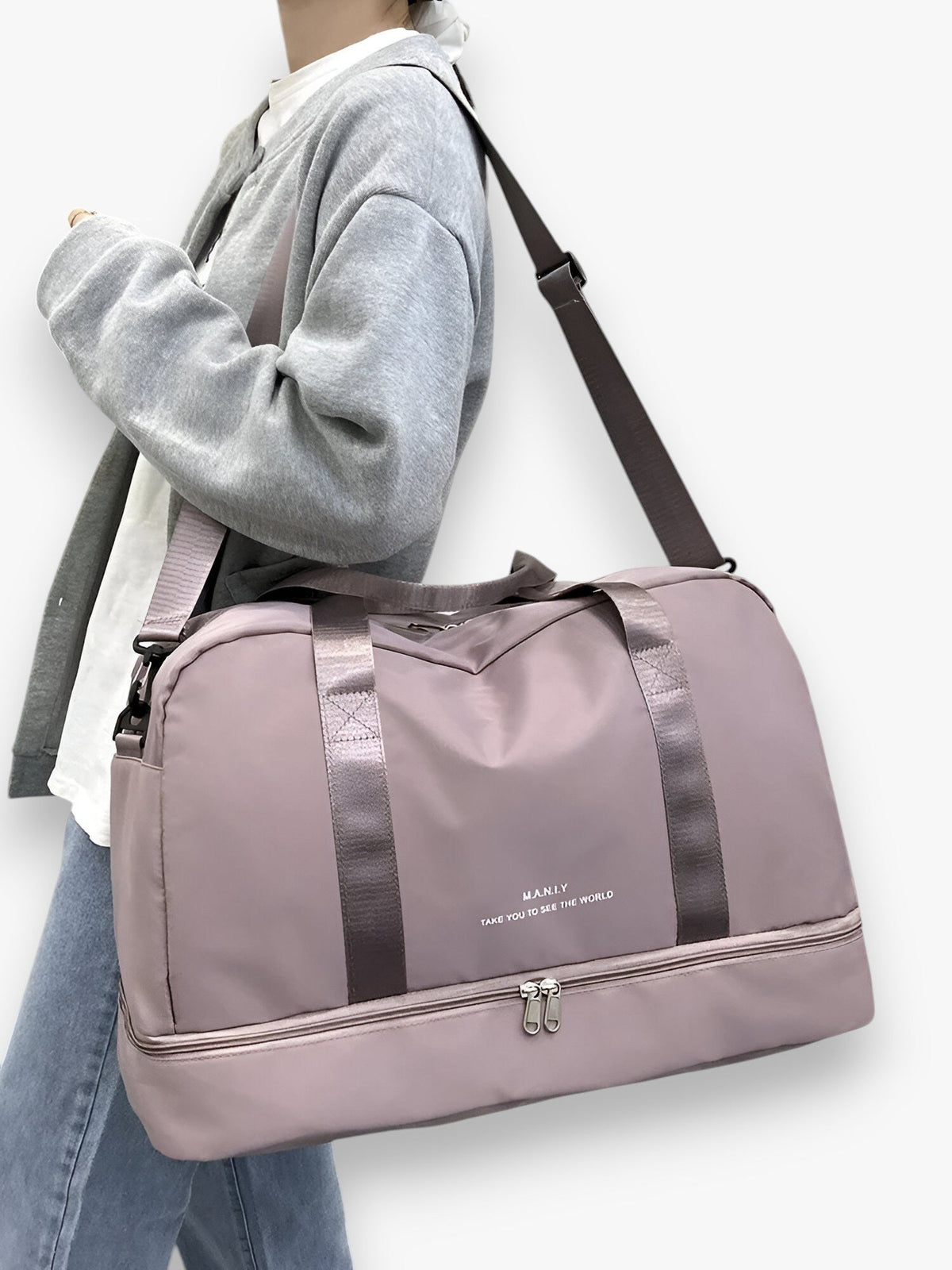 Expanderbar reseväska för sport och helgresor