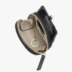 Faux Leather Wallet with Zip Coin Pocket and Card Slots