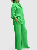 Relaxed Two Piece Set with Versatile Styling