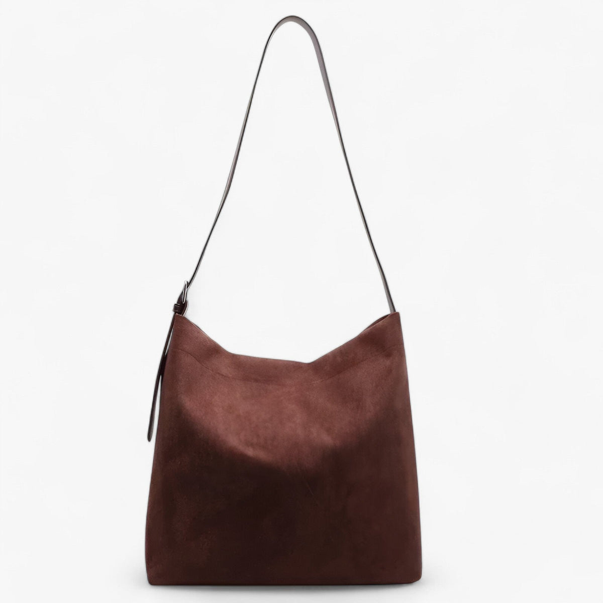 Bolso de hombro y bandolera con efecto ante