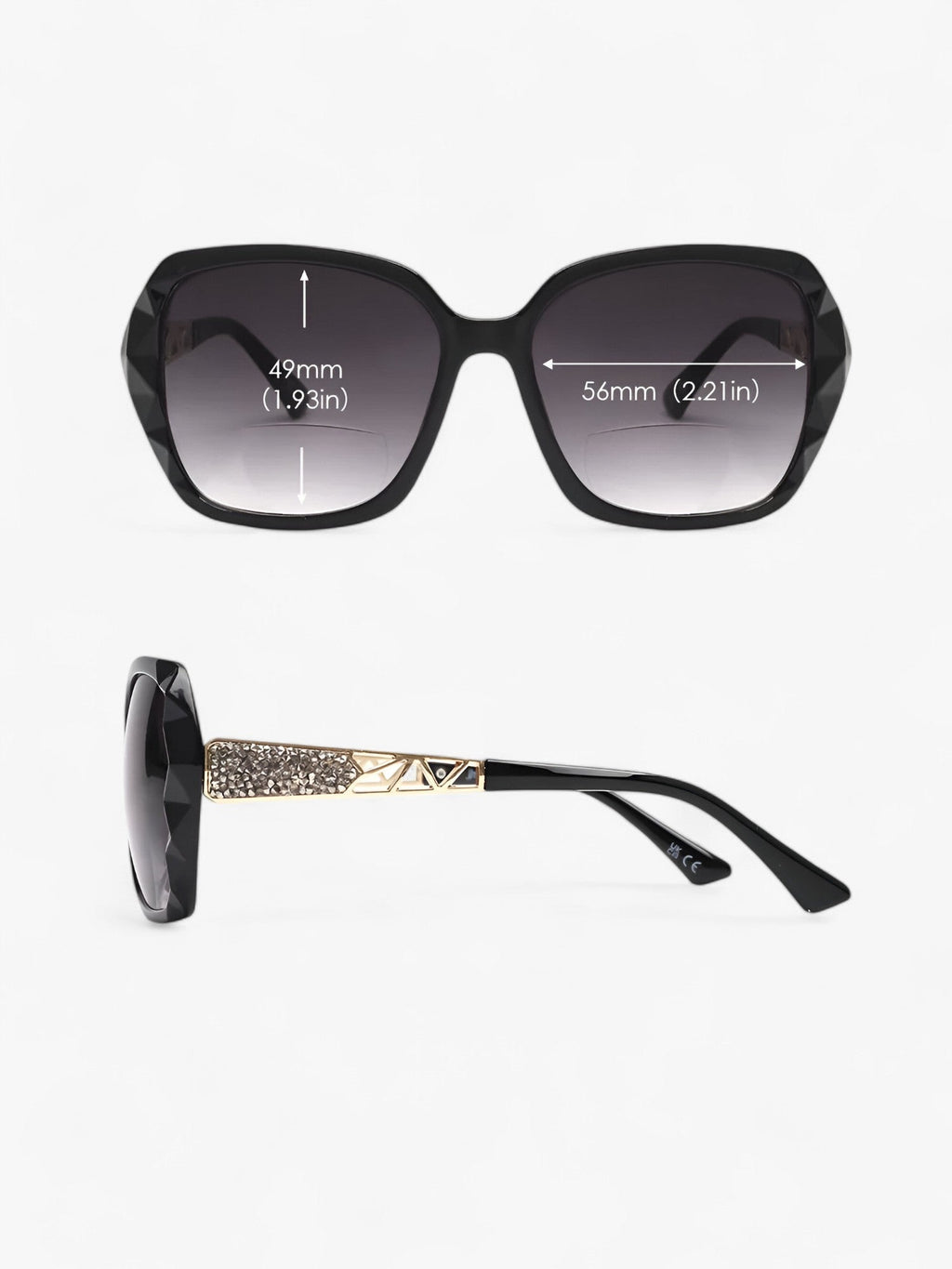 Oversized Sunglasses with a Lightweight Fashion-Forward Frame