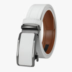 PU Leather Belt with Automatic Buckle for Work and Everyday