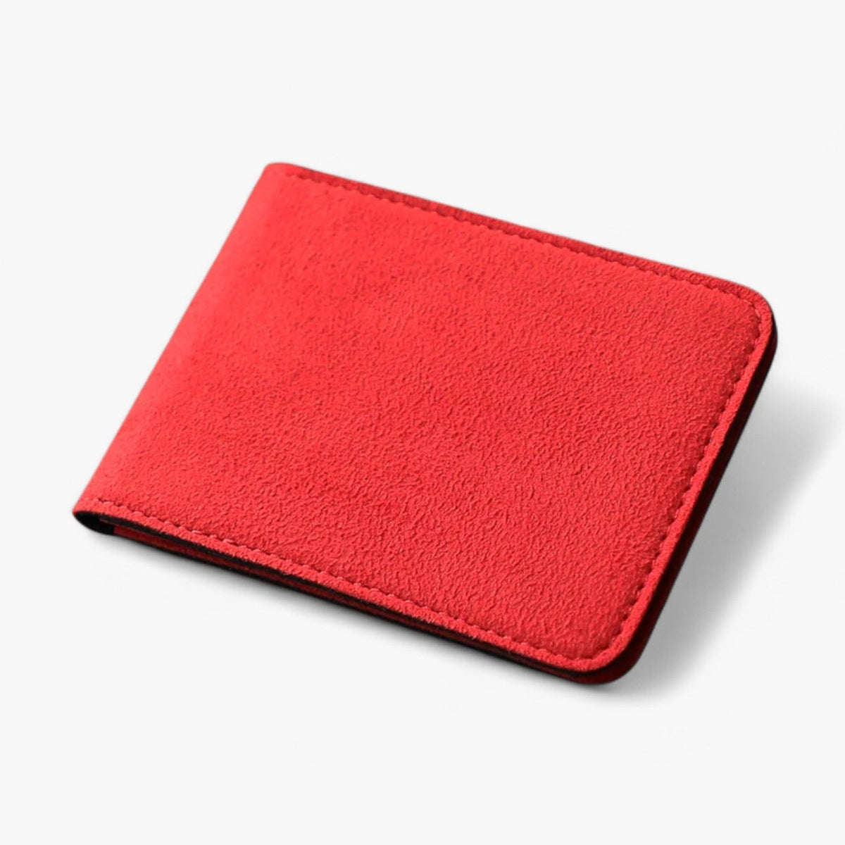 Suede-Look Cardholder with Multiple Compartments