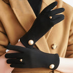 Vinterhandskar med touchscreen-funktion och fleeceforing