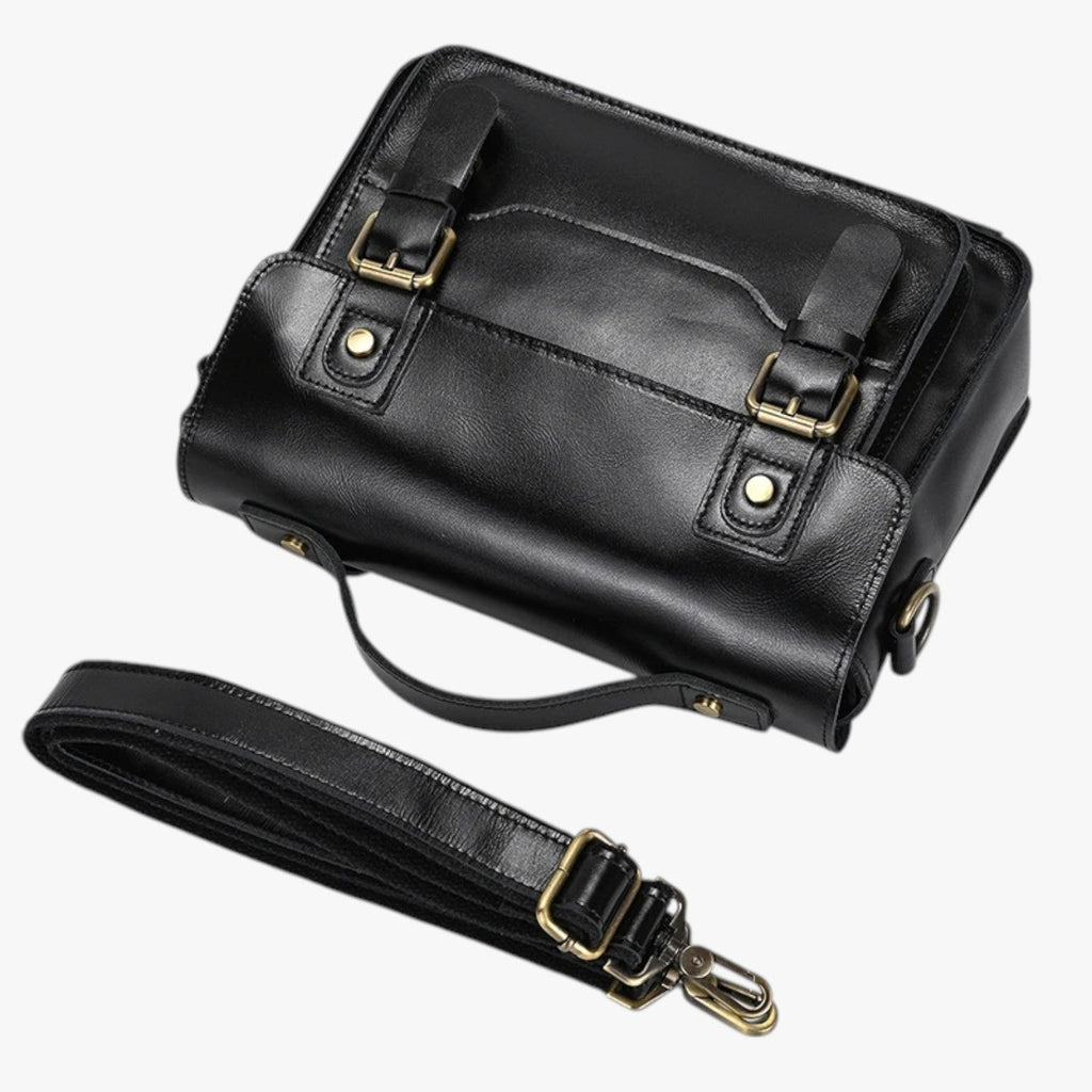 Bolso de hombro antirrobo de piel sintética con cremalleras ocultas