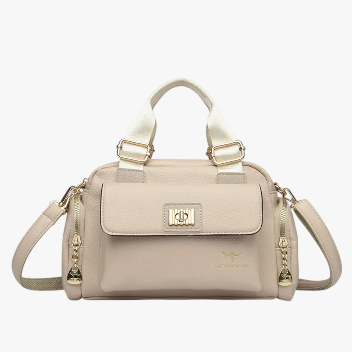 Multifunctional PU Leather Bag with Adjustable Strap