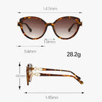 Cat-Eye Sunglasses with a Vintage-Inspired Frame Shape