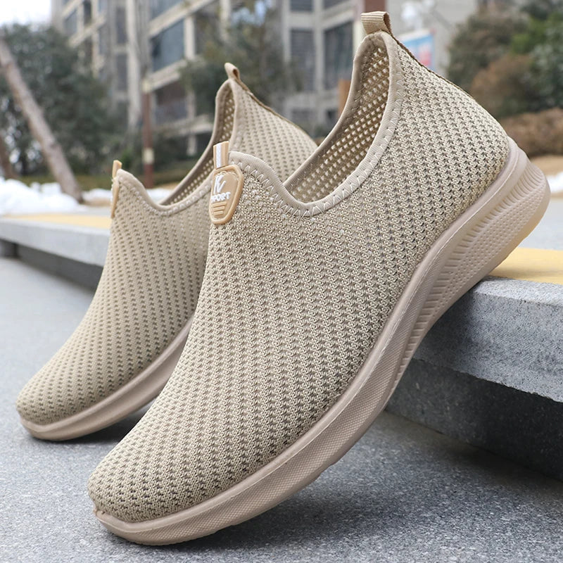 Seamless Breathable Comfort Shoes for Men, Mesh Upper