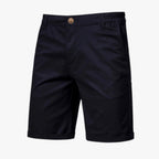 Shorts i stretchbomull med resårlinning för herr