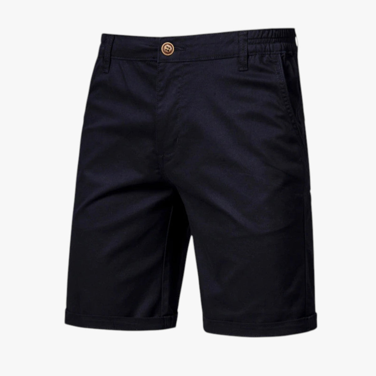 Shorts i stretchbomull med resårlinning för herr