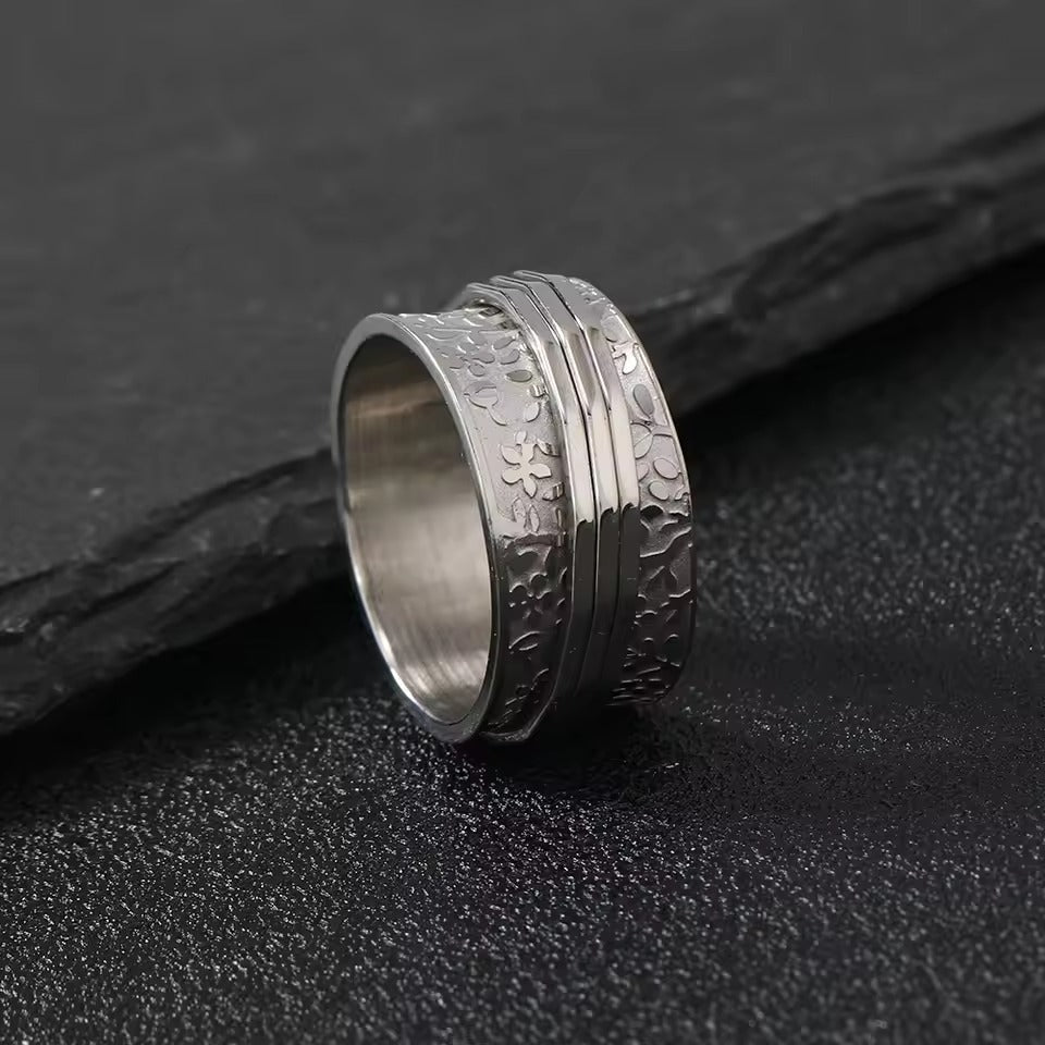 Tunn snurrring i vintagestil med tvåfärgad finish