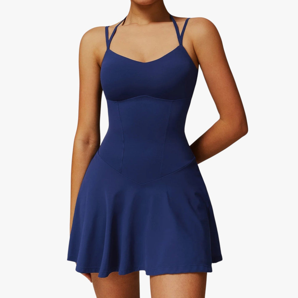 Quick-Drying Sports Dress with Hidden Side Pocket