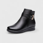 Botines bicolor con plantillas acolchadas