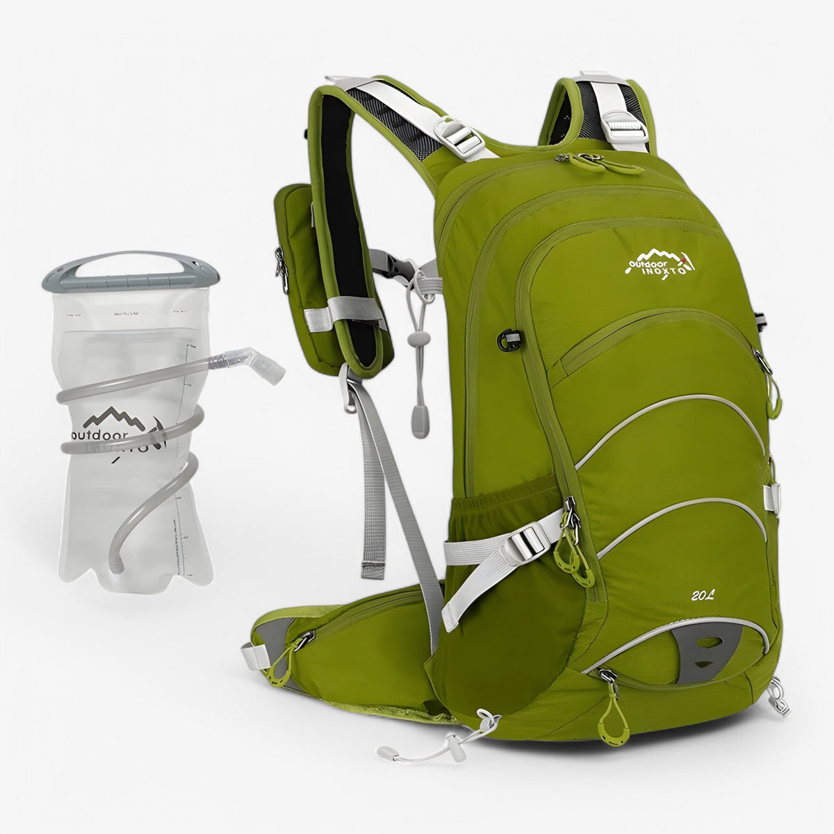 20L Water-Resistant Trekking Backpack with Reflective Details