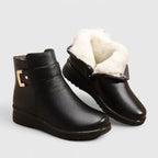 Botines bicolor con plantillas acolchadas