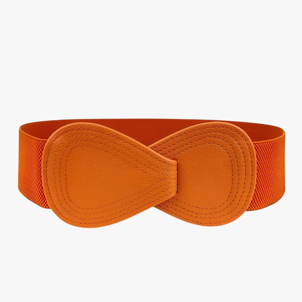 Waist-Defining Dress with Elastic Waistband for Work or Weekends