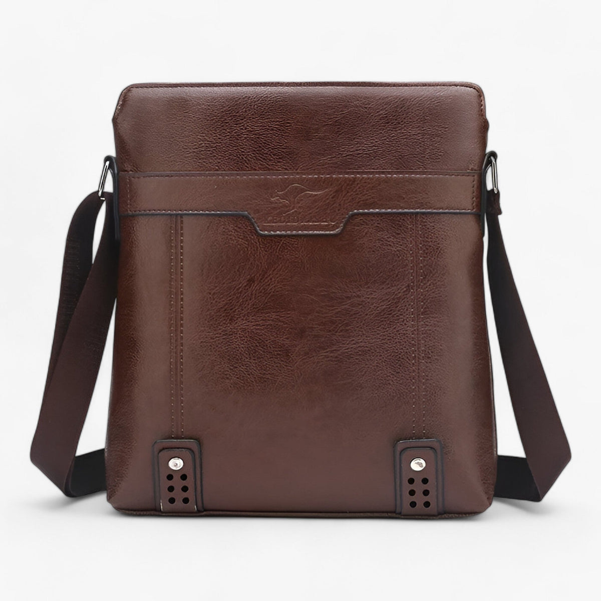 Bolso de hombro de piel sintética PU con varios bolsillos interiores