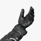 Guantes de moto de piel sintética resistentes al agua y cortavientos