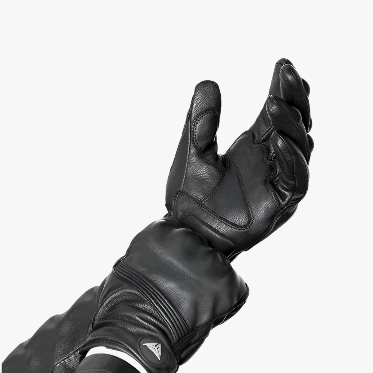 Guantes de moto de piel sintética resistentes al agua y cortavientos