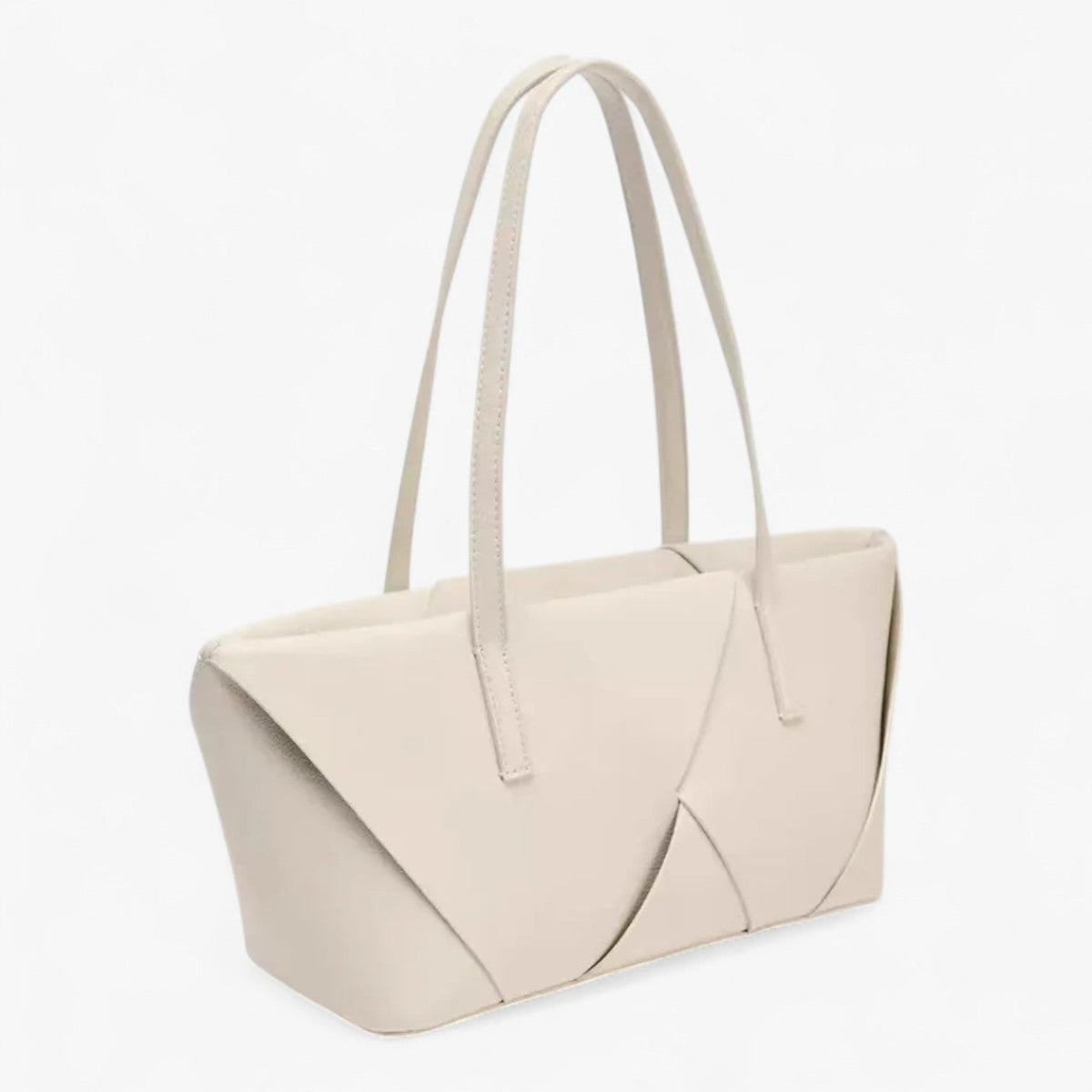 Structured Faux Leather Crossbody Bag with Adjustable Strap