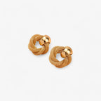 Vintage Twisted Earrings with a Tarnish-Free Finish