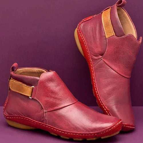 Ankle Boots with Chic Cut and Zip Options