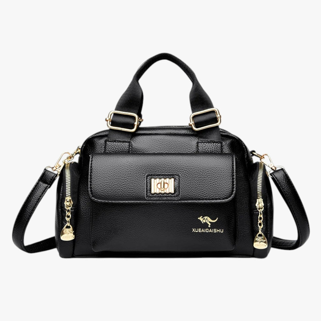 Multifunctional PU Leather Bag with Adjustable Strap