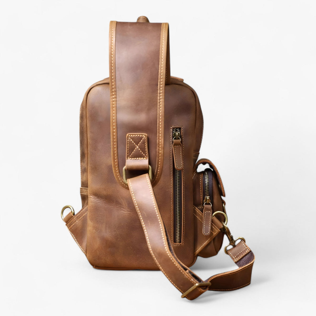 Structured Shoulder Bag with Multiple Organised Compartments