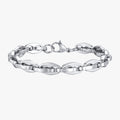 Water-Resistant Stainless Steel Chain Bracelet for Everyday Wear