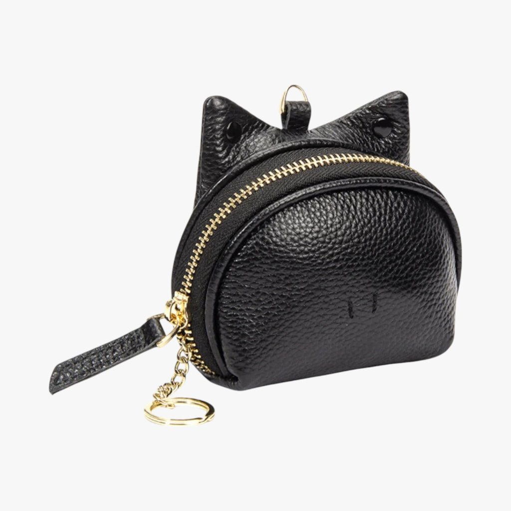 Faux Leather Wallet with Zip Coin Pocket and Card Slots