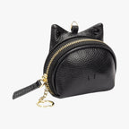 Faux Leather Wallet with Zip Coin Pocket and Card Slots