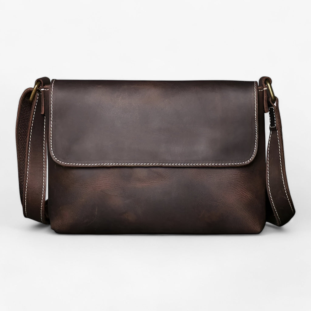 Bolso de hombro de estilo vintage con bolsillos estructurados
