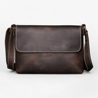 Bolso de hombro de estilo vintage con bolsillos estructurados