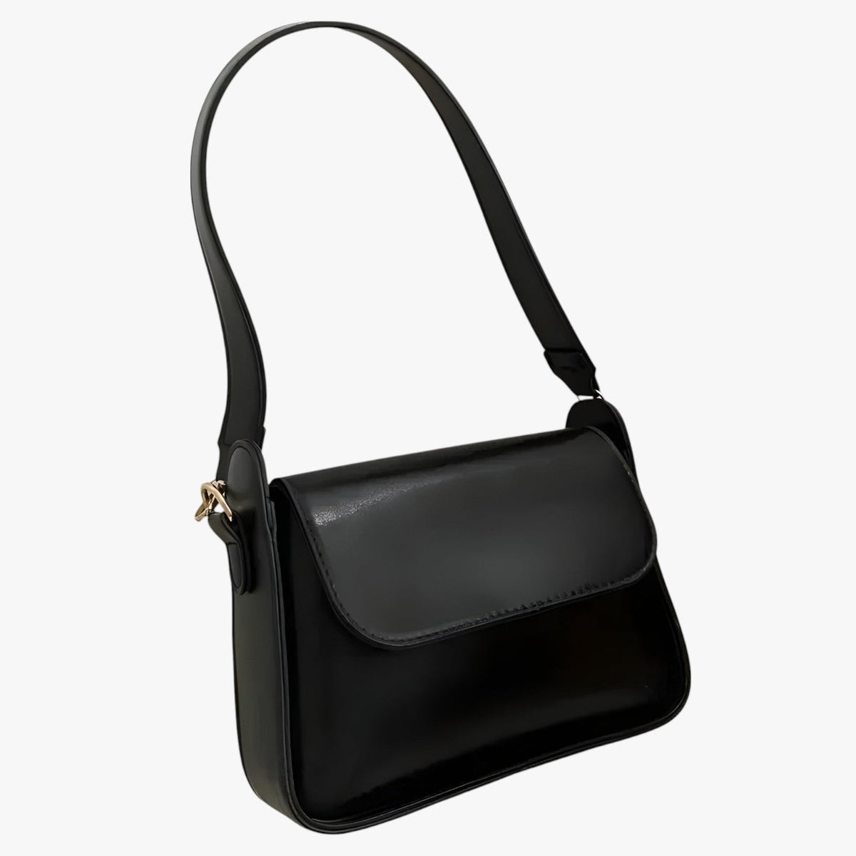 Mini bolso de hombro en piel vegana con cierre magnético