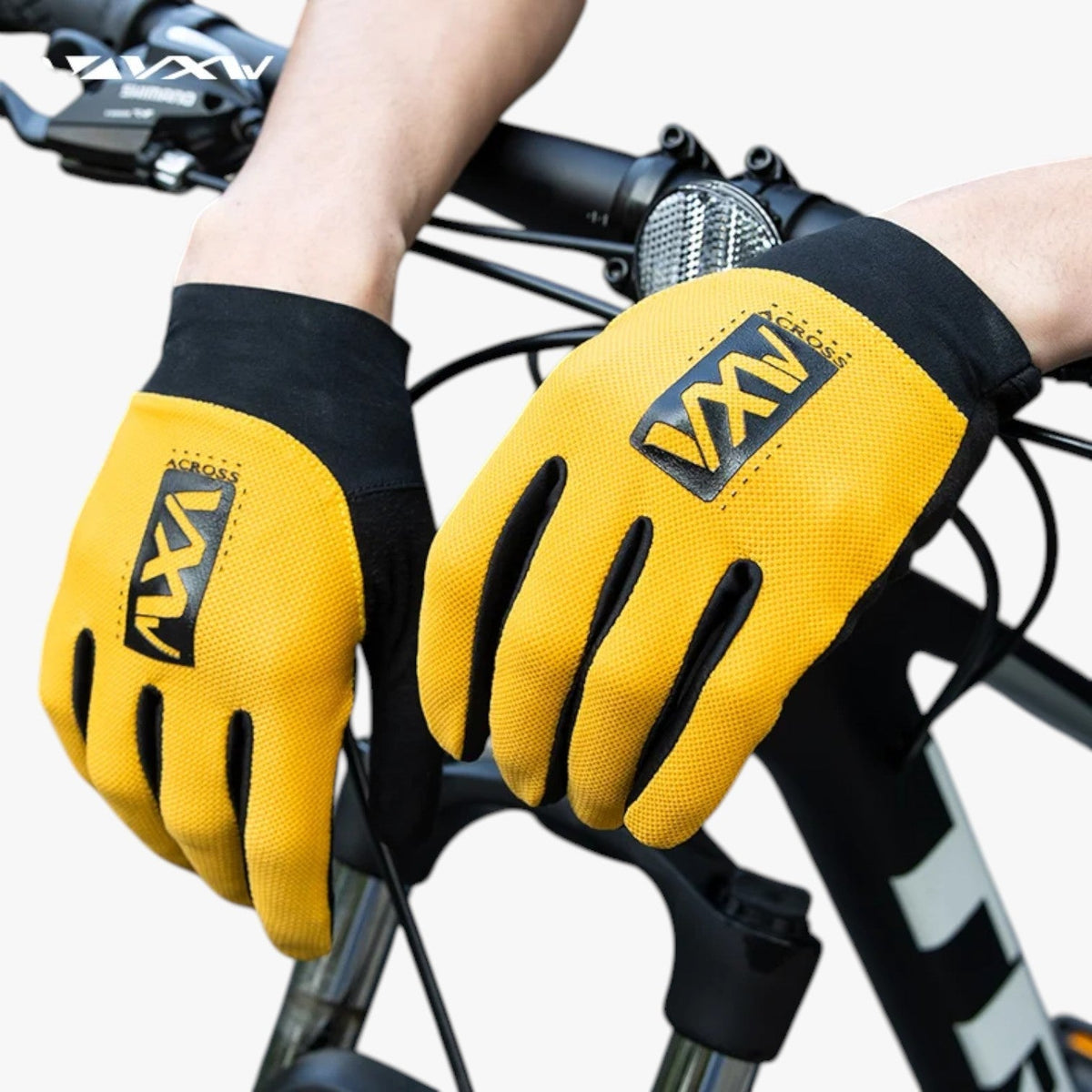 Guantes de ciclismo táctiles con palma antideslizante y acolchado