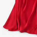 Asymmetric Maxi Dress in Lightweight Flowing Fabric