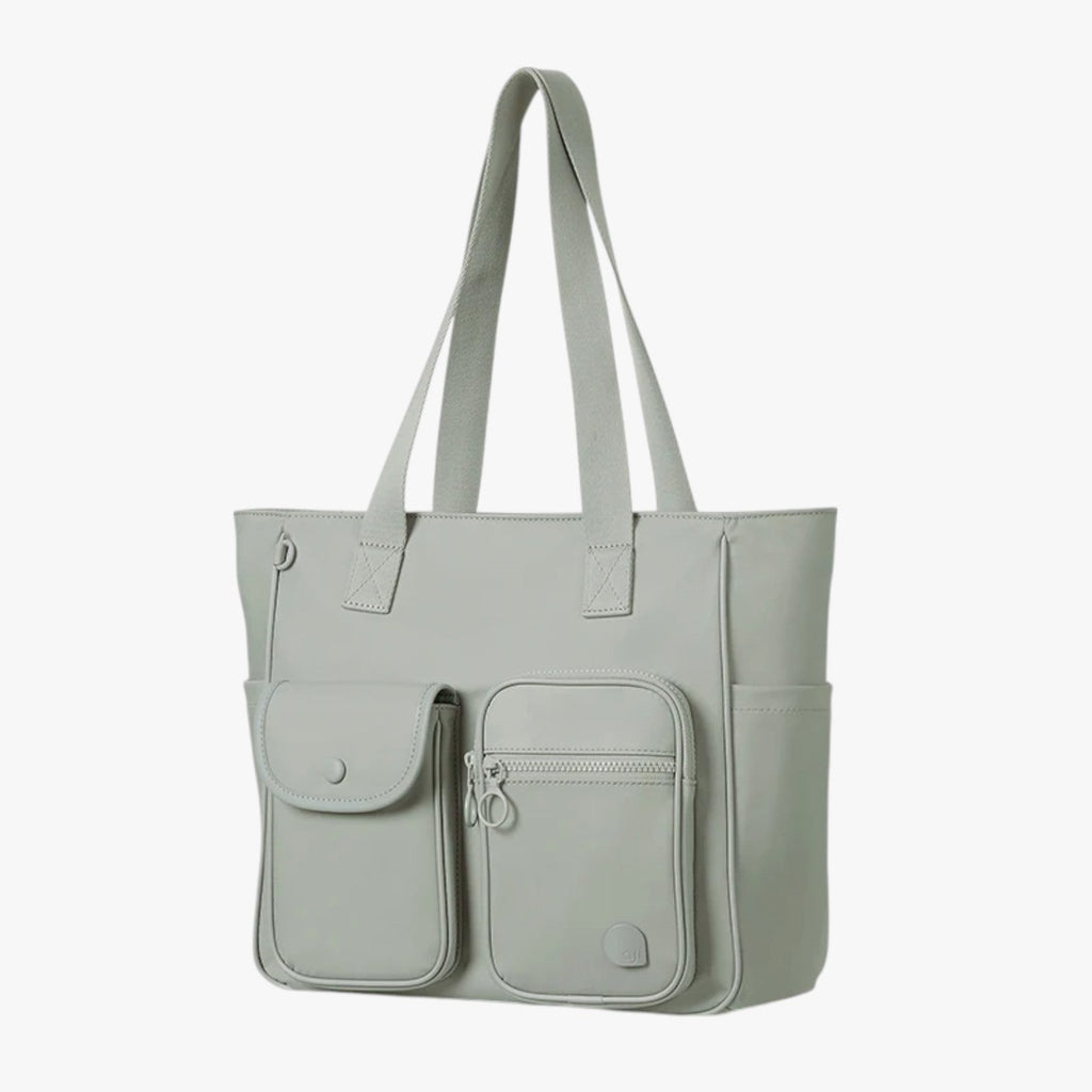 Vattenavvisande totebag med smarta invändiga organiseringsfickor