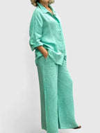 Relaxed Two Piece Set with Versatile Styling