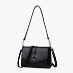 Structured PU Leather Shoulder Bag with Adjustable Strap