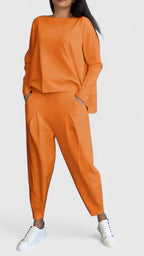 Comfortable Two Piece Set with Relaxed Cut