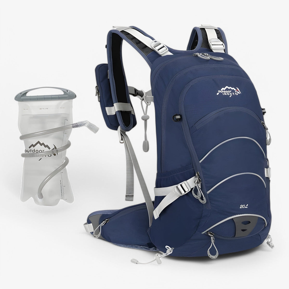 20L Water-Resistant Trekking Backpack with Reflective Details