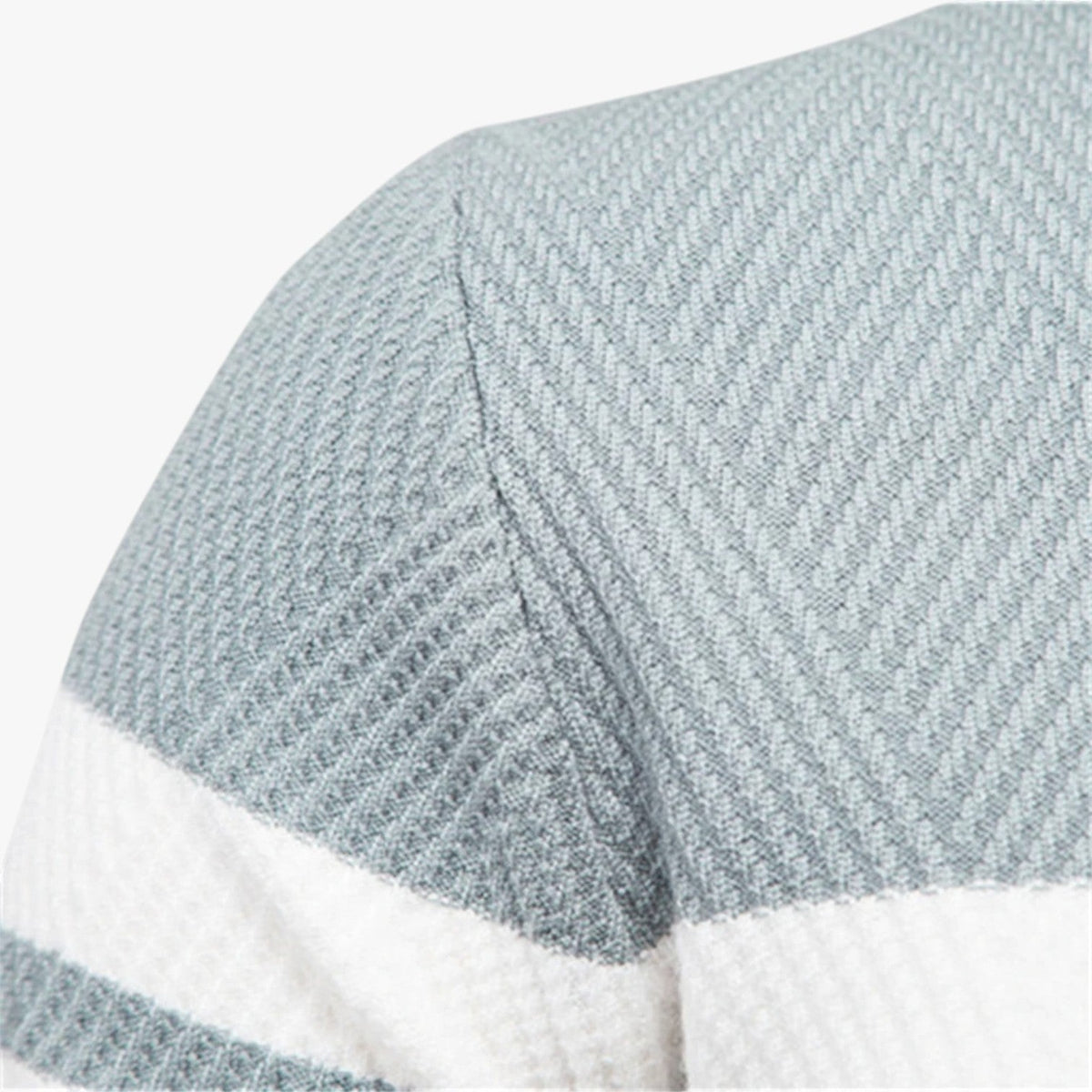 Slim-Fit Autumn Sweater with Subtle Floral Print