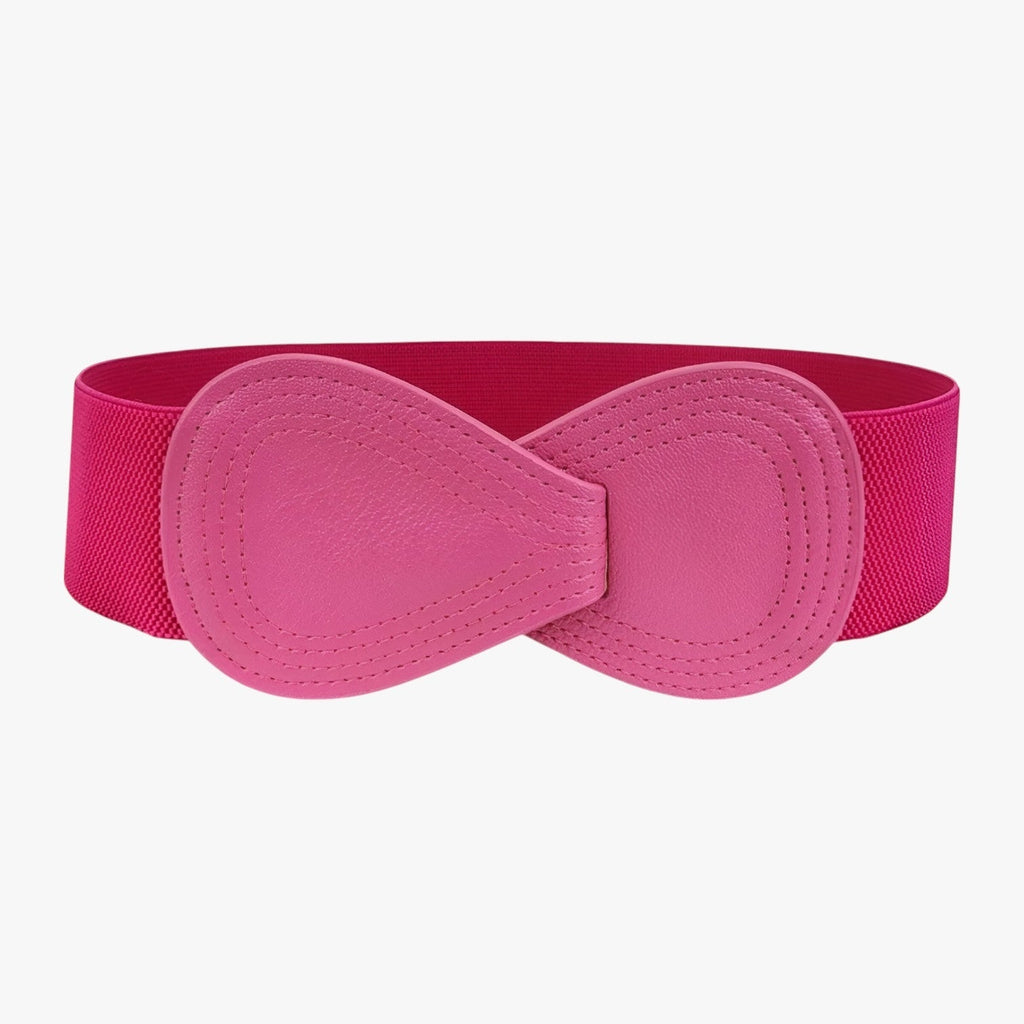Waist-Defining Dress with Elastic Waistband for Work or Weekends