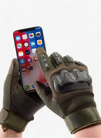 Tactical work gloves with touchscreen compatibility