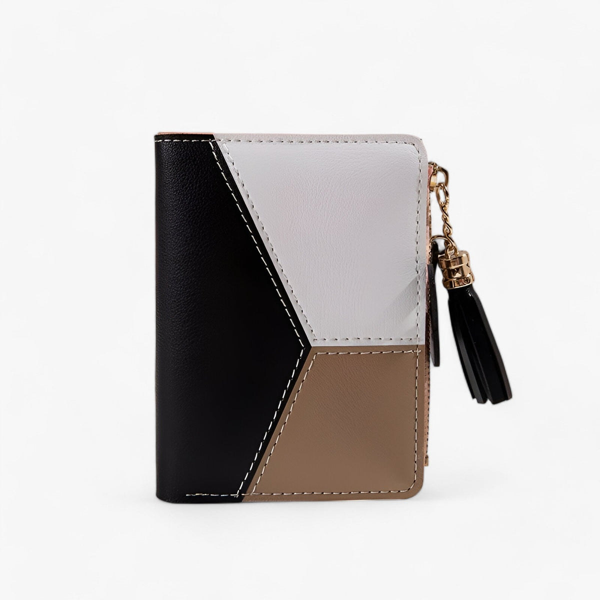 Foldable PU Leather Wallet with Built-In Card Holder