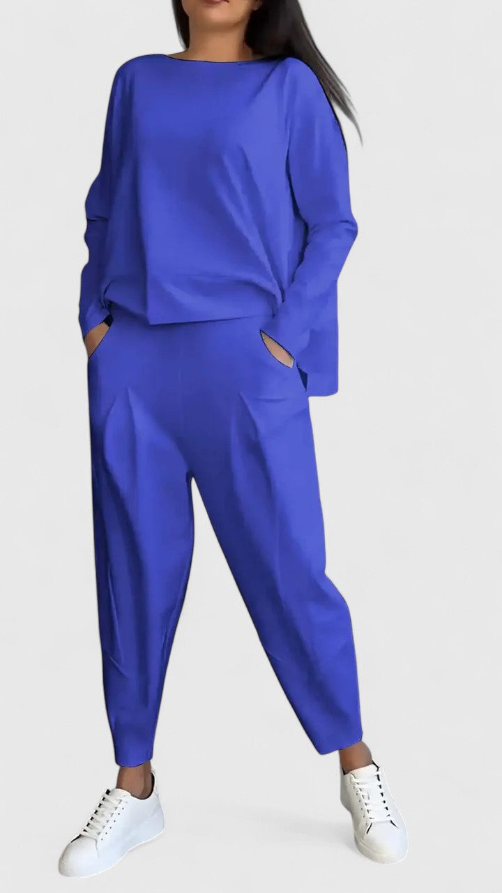 Comfortable Two Piece Set with Relaxed Cut