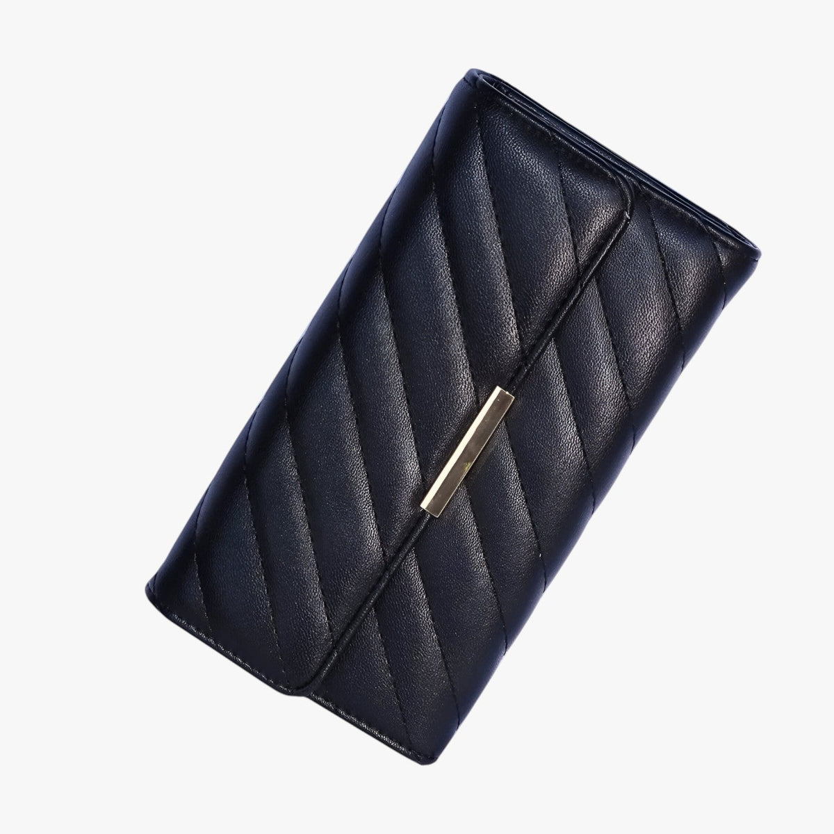 PU Leather Wallet with Multiple Card Compartments