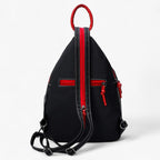 Mochila de nailon resistente al agua con tirantes acolchados