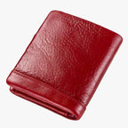Faux Leather Wallet with Card Slots and Coin Purse